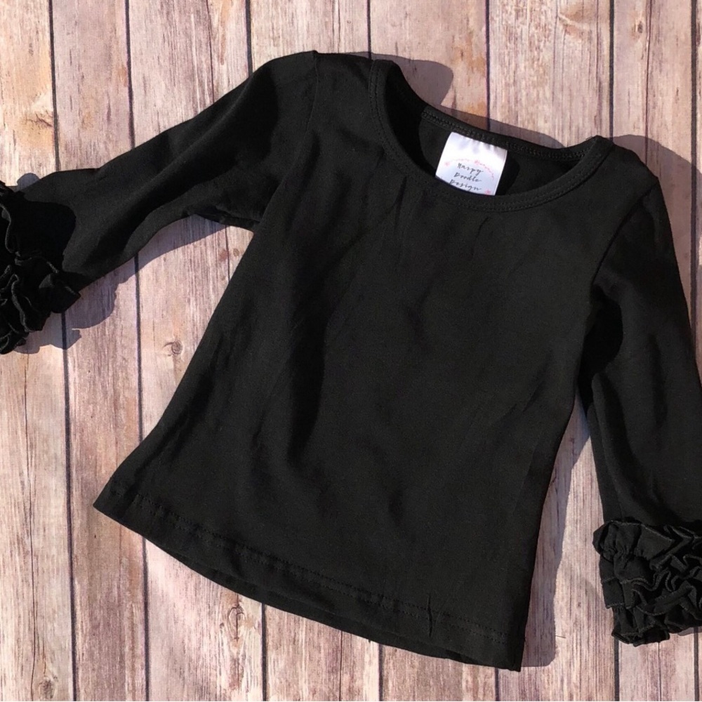 Ruffle sleeve top